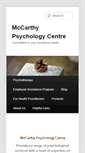 Mobile Screenshot of mccarthypsychology.com.au